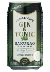ノンアルコールジントニック SAKURAO 350ml(単品)